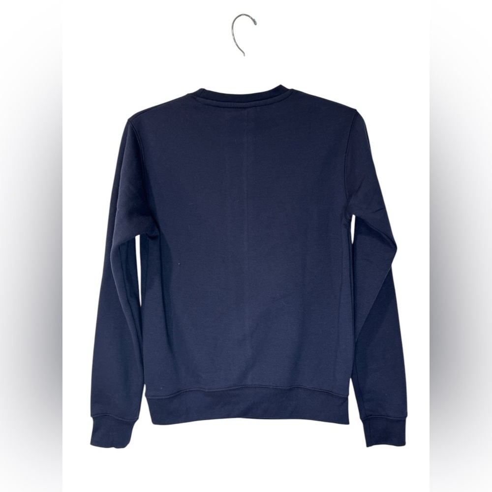 London England NWT Women British Flag Sweatshirt Blue Size Small - Picture 2 of 4